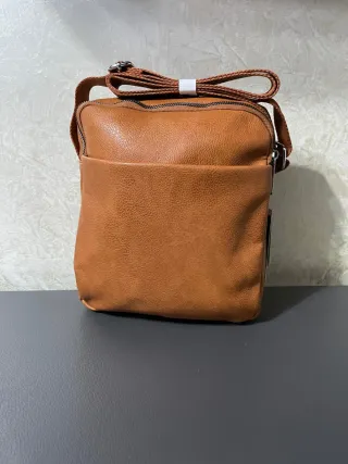 Borsello uomo Charro color cuoio nuovo