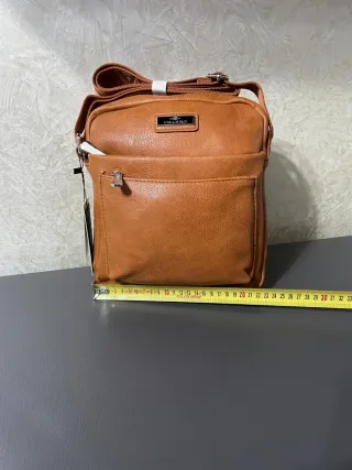 Borsello uomo Charro color cuoio nuovo