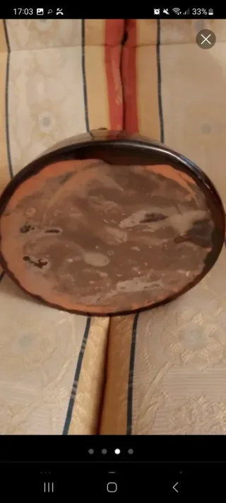 Cántaro Cerámica Negro con Flores