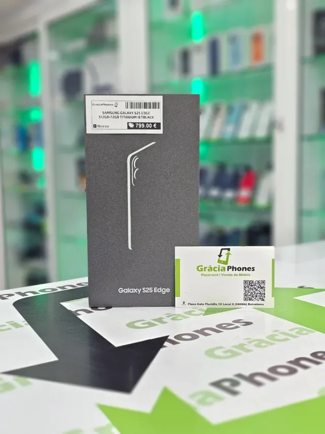 Samsung S25 Edge 512GB Negro Nuevo [Tienda]