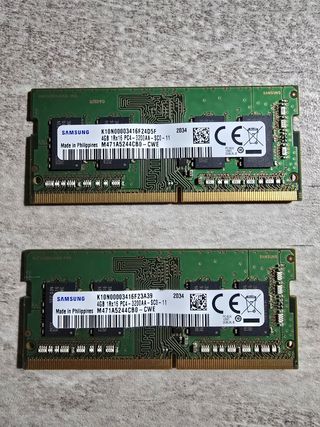 Ram Samsung 4 GB x2 PC4-3200AA-SCO-11