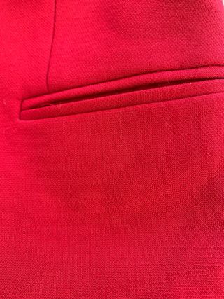 Chaqueta roja doble botonadura