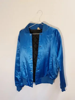 Chaqueta Bomber Azul