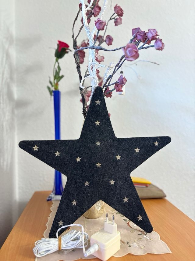 Estrella Decorativa Navideña. con Luz