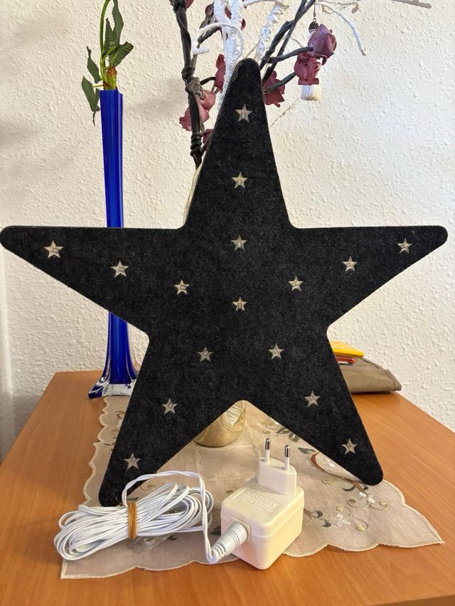 Estrella Decorativa Navideña. con Luz