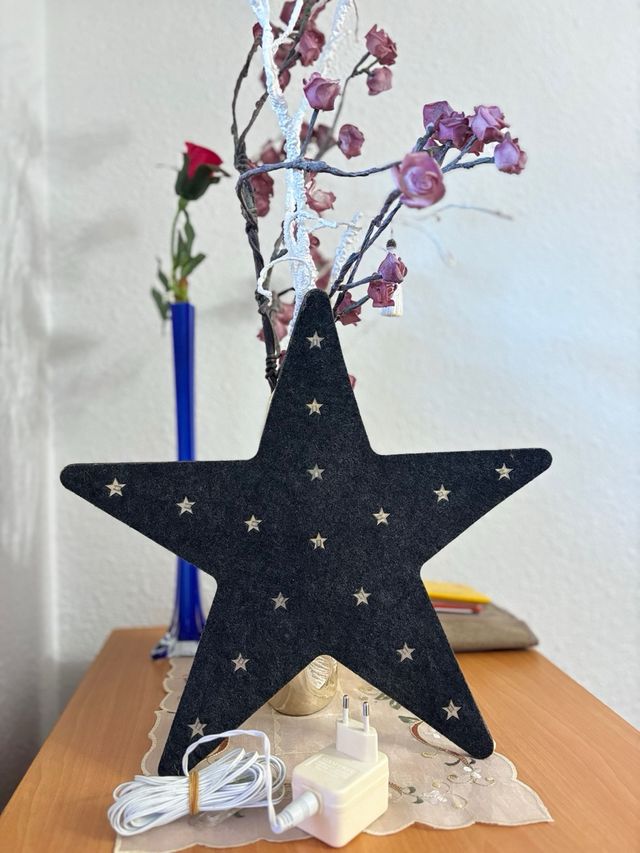 Estrella Decorativa Navideña. con Luz