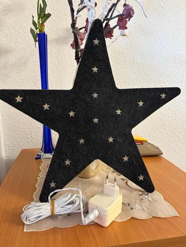 Estrella Decorativa Navideña. con Luz