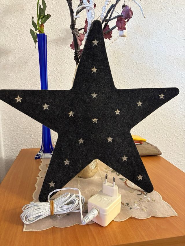 Estrella Decorativa Navideña. con Luz