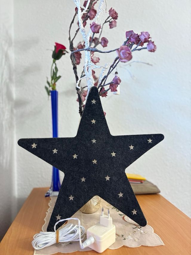 Estrella Decorativa Navideña. con Luz