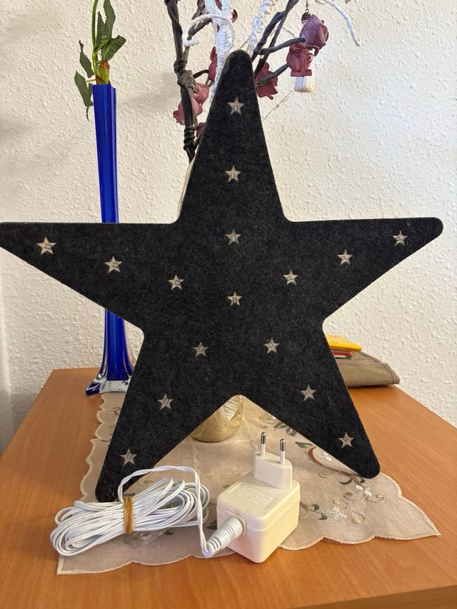 Estrella Decorativa Navideña. con Luz