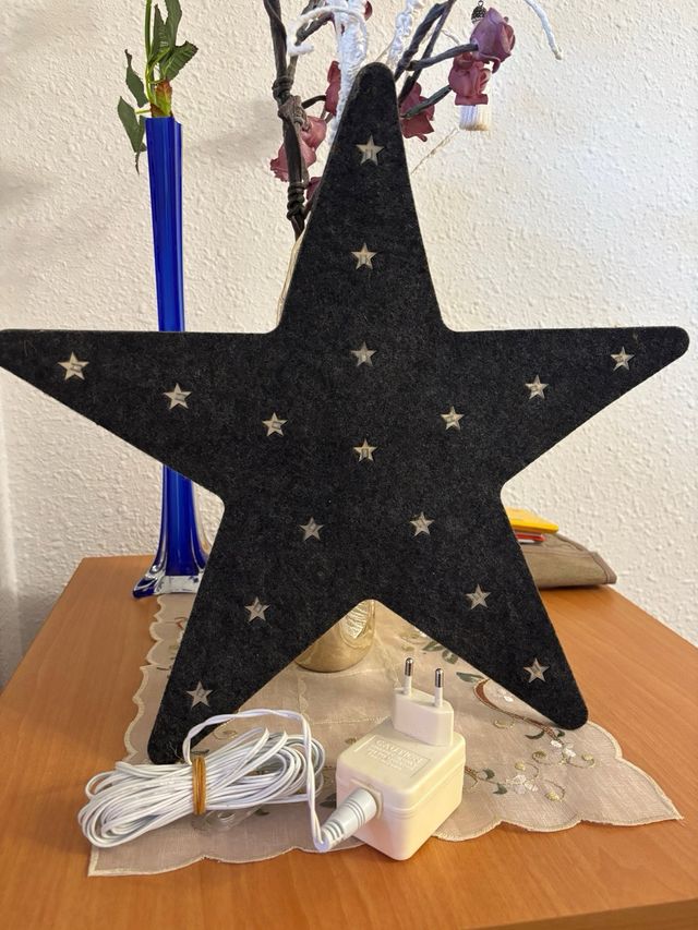 Estrella Decorativa Navideña. con Luz