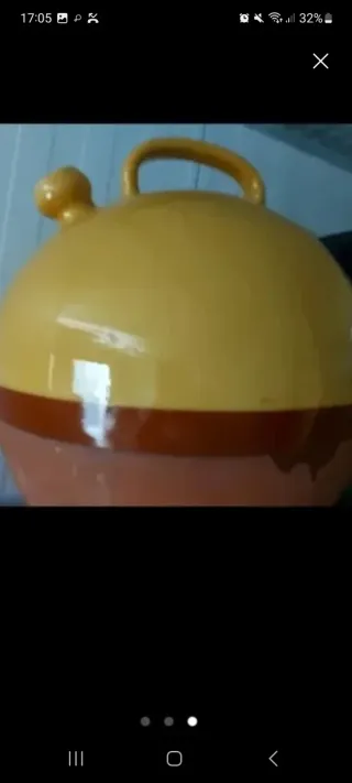 Cántaro Grande Amarillo Terracota