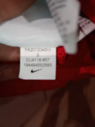 Conjunto Chándal Nike Air Rojo y Negro