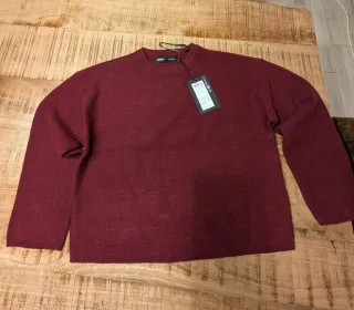 Maglioncino ONLY Borgogna Girocollo Taglia S