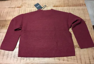 Maglioncino ONLY Borgogna Girocollo Taglia S