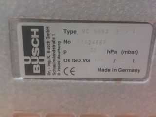 Bomba de vacío Busch 1 fase