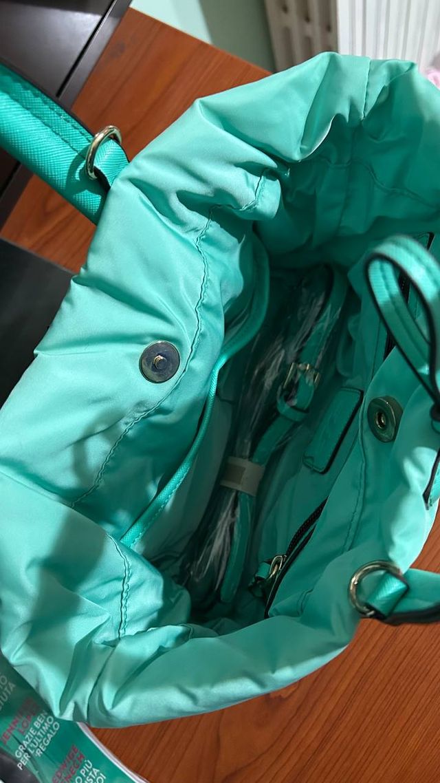 Borsa a mano color teal
