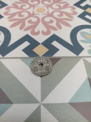 Moneda 50 céntimos Estado Español 1963 *65
