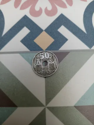 Moneda 50 céntimos Estado Español 1963 *65