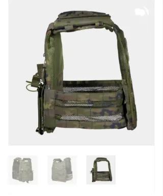 Chaleco portaplacas táctico militar