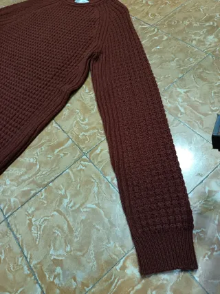 Jersey Bershka Y2K Lana Granate hombre