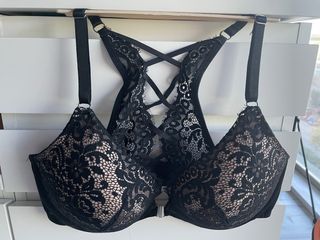 Sujetador Hunkemöller 90D Push-up Encaje Negro