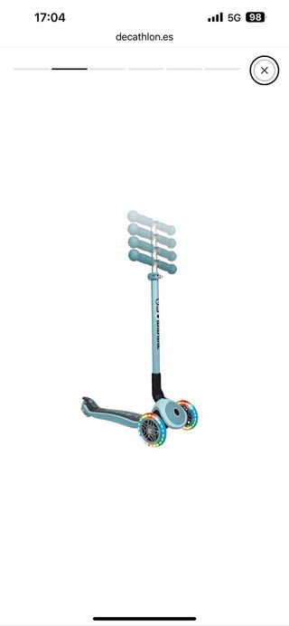 Patinete Infantil Globber 3 Ruedas Azul 3-8 años