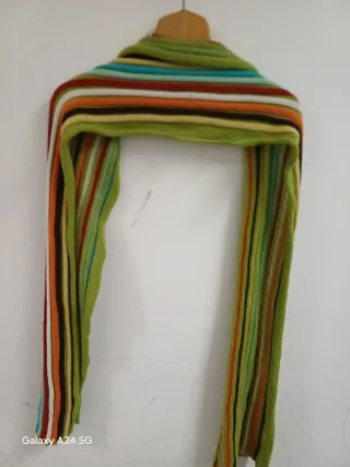 Sciarpa colorata bambina 8 anni