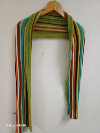 Sciarpa colorata bambina 8 anni