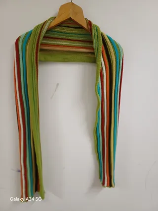 Sciarpa colorata bambina 8 anni