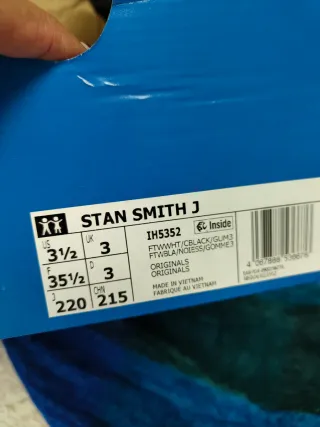 Adidas Stan Smith J IH5352 Talla 35,5