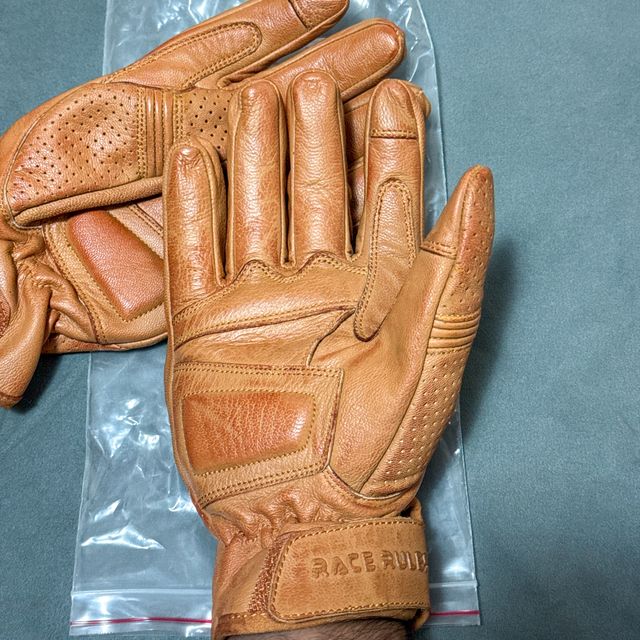 Guantes de moto cuero 100% talla XL / 9,5