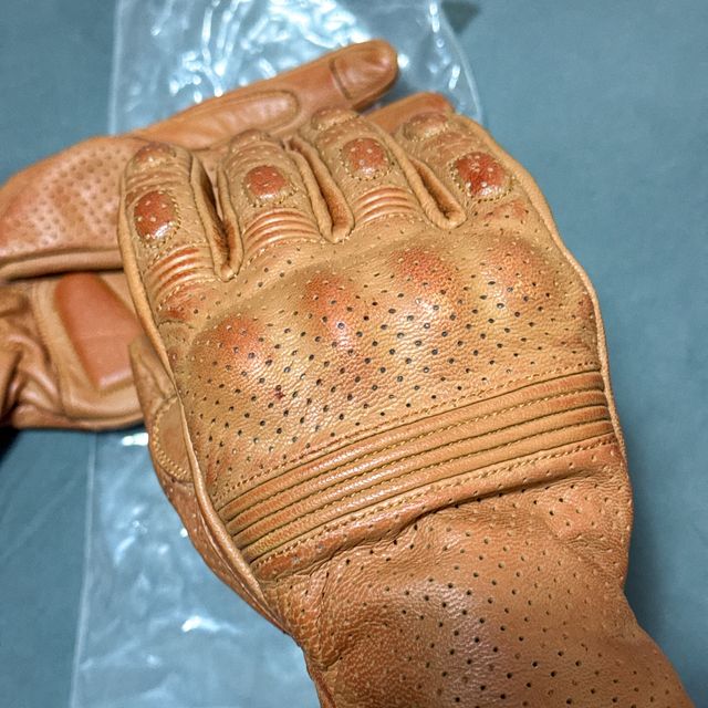 Guantes de moto cuero 100% talla XL / 9,5