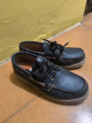 Zapatos náuticos hombre negros