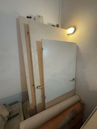 Puertas macizas lacadas