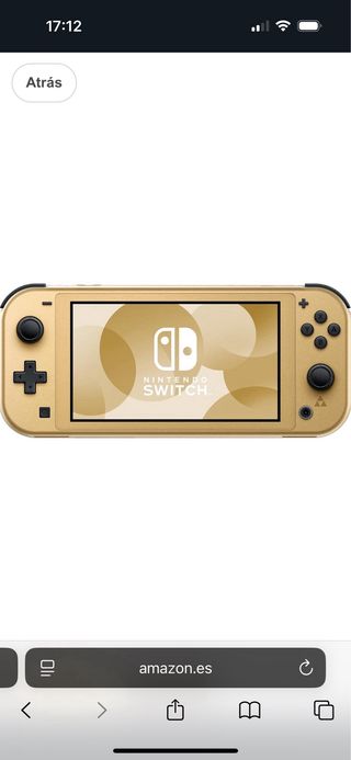 Nintendo Switch Lite Edición Hyrule Dorada