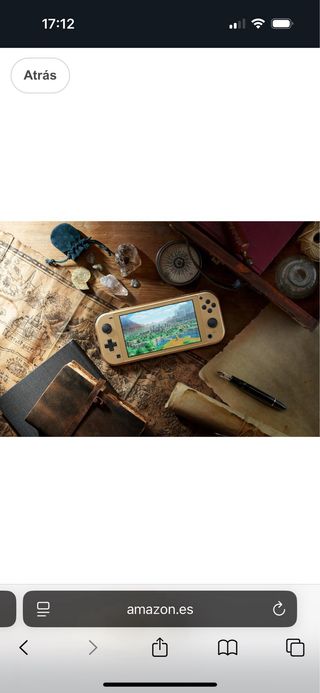 Nintendo Switch Lite Edición Hyrule Dorada