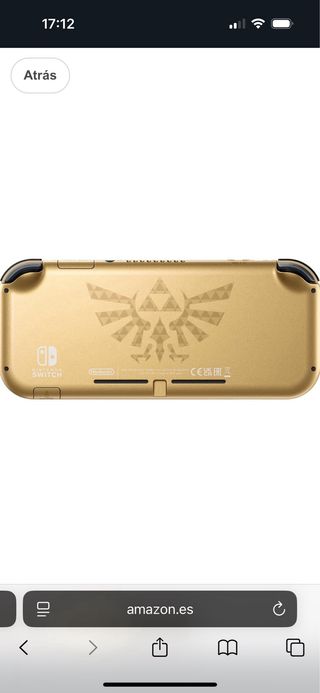 Nintendo Switch Lite Edición Hyrule Dorada