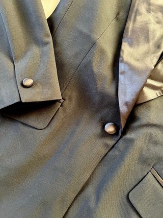 Traje Negro Tipo Smoking Mujer