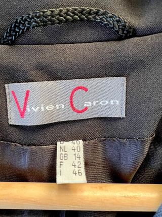 Traje Negro Tipo Smoking Mujer