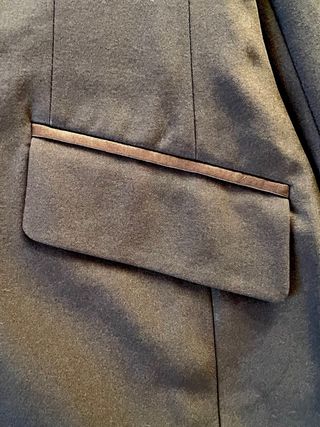 Traje Negro Tipo Smoking Mujer