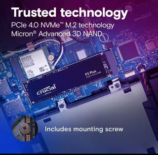 Crucial P3 Plus 2TB SSD NVMe PCIe 4.0 sin estrenar