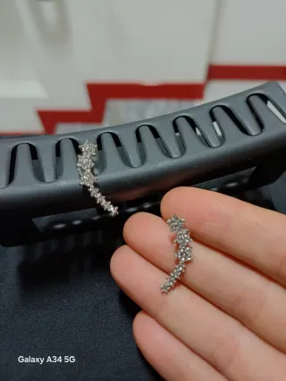 Orecchini donna argento a forma di stella