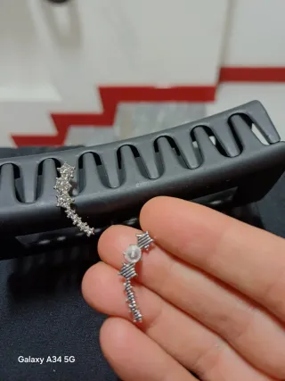 Orecchini donna argento a forma di stella