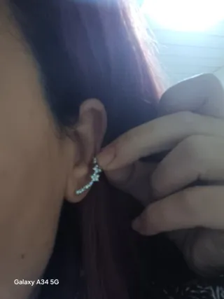 Orecchini donna argento a forma di stella