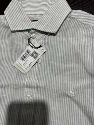 Camisa El Ganso Rayas Gris Talla S