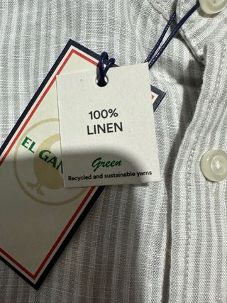 Camisa El Ganso Rayas Gris Talla S