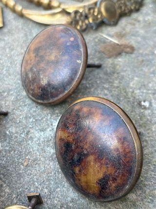 Maniglie Mobili Antichi Vintage Bronzo