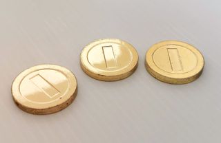 Tris Monete Coin Nintendo Kanji 1985