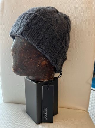 Cappello Aragona 100% Cachemire Grigio